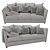 Victor XL Sofa - Modern and Spacious 3D model small image 1