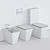 Hide Ceramica: Designer Close-Coupled Toilet 3D model small image 3