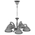 Elegant Bristol Chandelier 3D model small image 3