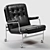 Elegant Karin Armchair: Bruno Mathsson 3D model small image 2