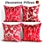 Cayenne Red Decorative Pillow Set 3D model small image 1