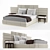 Norton Bed Set: Sleek and Stylish 3D model small image 1