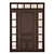 Elegance Beyond Measure: Classic Entry Doors 3D model small image 1