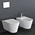 Alice Ceramica Hide Wall-Hung WC 3D model small image 1