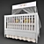 Safari Friends Crib Set 3D model small image 2