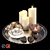 Luxury Candle Set: Handcrafted Elegance 3D model small image 1