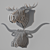 Wildlife Wall Mount: Animal Trophy Collection 3D model small image 3