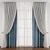 Title: Revamped and Refined Curtain 3D model small image 1