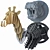3D Animal Trophy Collection 3D model small image 2