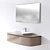 Luxury Grigio Corda Bathroom Vanity 3D model small image 1