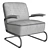 Sleek and Stylish: THONET Armchair 3D model small image 2