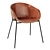 Elegant Yvette Grey Chair : La Forma 3D model small image 3