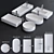 Alice Ceramica Hide Countertop Washbasin Set 3D model small image 1