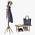 Lucy Coat Rack: Stylish and Functional 3D model small image 2