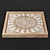 Elegant Wood Mandala Wall Art 3D model small image 3