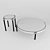 Minotti TAPE "OUTDOOR" Tables 3D model small image 3