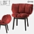 LoftDesign Armchair 1672: Modern, Stylish, Comfortable 3D model small image 1