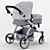 Mamago Platinum Baby Stroller: Ultimate Comfort 3D model small image 2