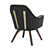 Mex+Wooden+Armchair 3D model small image 3