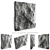 Modern Stone Wall Decor 3D model small image 1