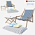 Relaxation Sling Chair 3D model small image 1