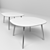 Sleek Deja Vu Table: A Magis Masterpiece 3D model small image 3