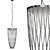 Sleek and Stunning Vistosi Pendant 3D model small image 1