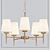Elegant Palacio 5-Light Pendant 3D model small image 1