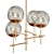 Elegant Crystal Pendant Chandelier 3D model small image 1