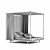 Tribu Pavilion: Luxurious Teak Daybed 3D model small image 3