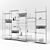 Minimalist Shelving System by Moebe 3D model small image 2