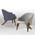 Brazilian Designer Armchair: Bomba Bliss 3D model small image 2