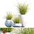 Mood Miscanthus: Potted Elegance 3D model small image 1