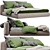 Cassina L34 MEX C Bed: Sleek Elegance for Modern Bedrooms 3D model small image 1