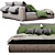 Cassina L34 MEX C Bed: Sleek Elegance for Modern Bedrooms 3D model small image 2