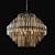 Modern RH Emile Round Chandelier 3D model small image 1