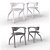 Palare Modern Dining Chair 3D model small image 3