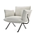 Classic Comfort: Officina Armchair 3D model small image 1