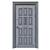 Classic Swing Door, 900x2000 Dimensions 3D model small image 3