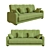 Title: Fran Sofa Astra 3D model small image 1