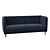 Marview Velvet Sofa 
Luxurious Velvet Seating 3D model small image 2