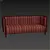 Marview Velvet Sofa 
Luxurious Velvet Seating 3D model small image 3