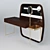 Elegant Fimes Console Vanity 3D model small image 1