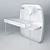 Elegant Fimes Console Vanity 3D model small image 3