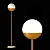 Elegant 62'' Traditional Floor Lamp 3D model small image 1