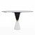 Elegant Vinicius Dining Table 3D model small image 1