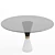 Elegant Vinicius Dining Table 3D model small image 2