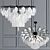 Elegant Tiffany Chandelier 3D model small image 1