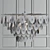 Elegant Tiffany Chandelier 3D model small image 2