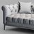 Luxury Fiorella: Contemporary Chesterfield Sofa 3D model small image 3